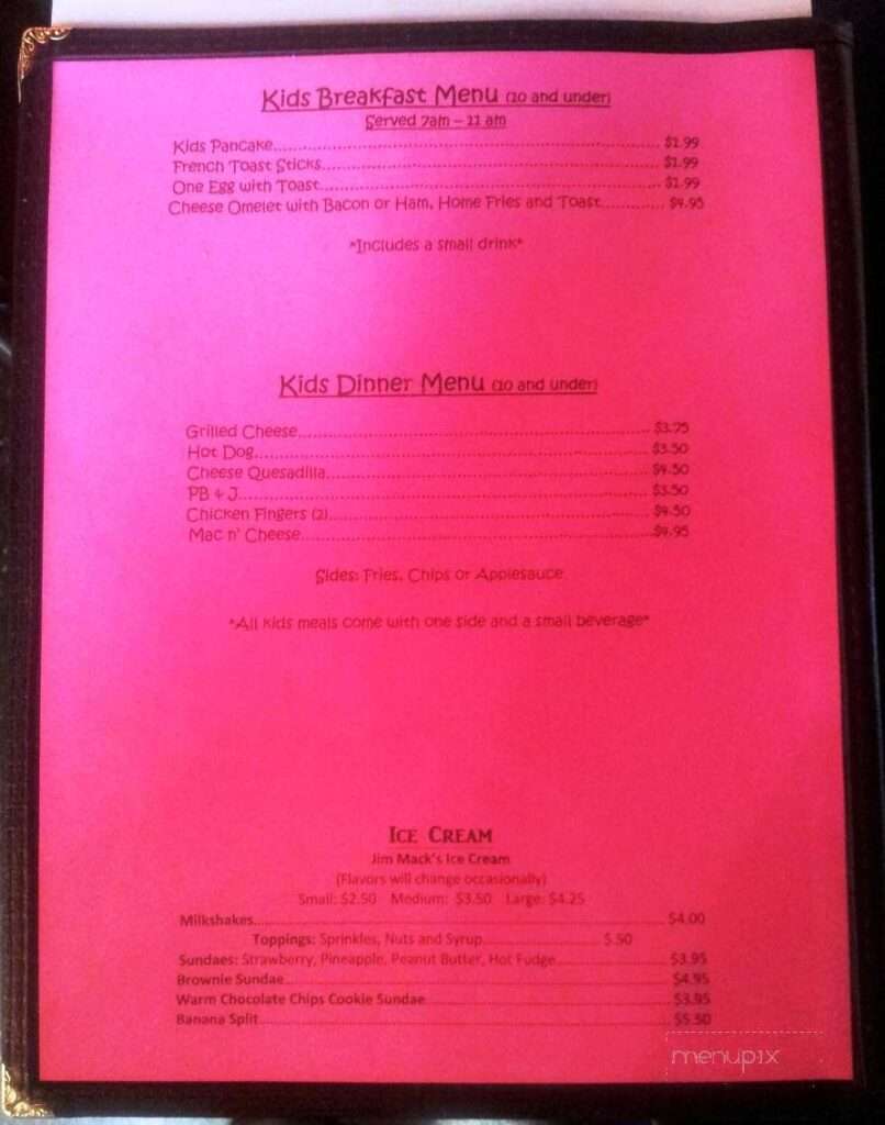 Miss Calee’s Eats & Treats menu 4